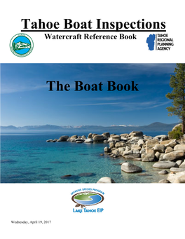 Tahoe Boat Inspections the Boat Book