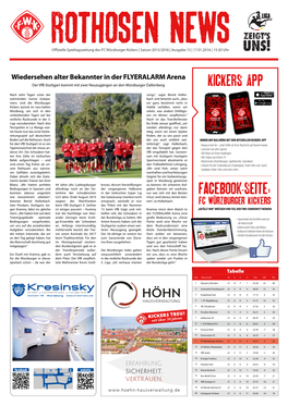 Rothosen News Ausgabe 13 / Saison 2015/16 / 3