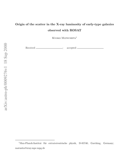 Origin of the Scatter in the X-Ray Luminosity of Early-Type Galaxies