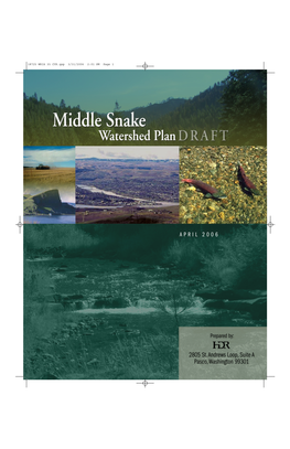 Draft WRIA 35-Middle Snake Watershed Plan