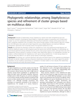 Phylogenetic Relationships Among