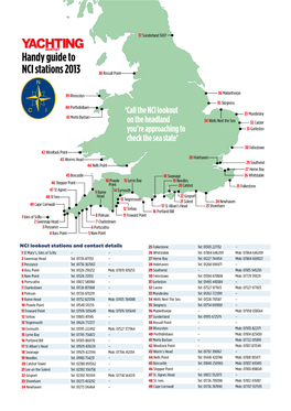 Handy Guide to NCI Stations 2013