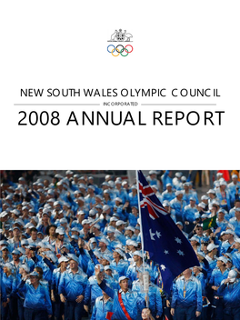 New South Wales Olympic Council Incorporated 2008 Annual Report