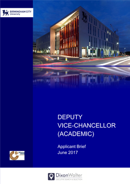 Deputy Vice-Chancellor (Academic)