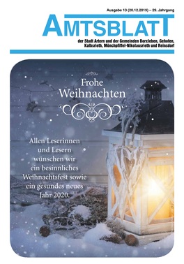 [Ausgabe 13] 20.12.2019