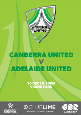 Canberra United V Adelaide United