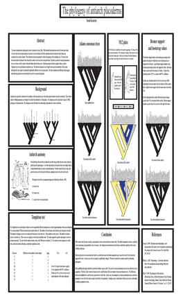 The Phylogeny of Antiarch Placoderms Sarah Kearsley