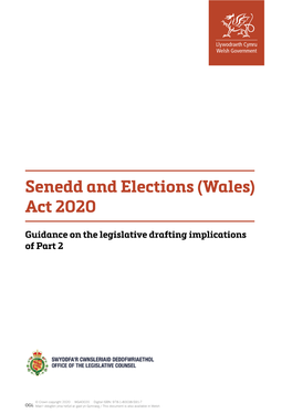 Senedd and Elections (Wales) Act 2020