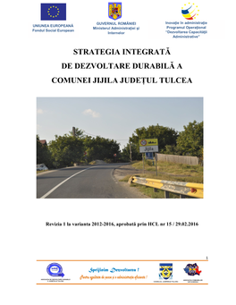 Strategia Integrată De Dezvoltare Durabilă a Comunei Jijila, Județul