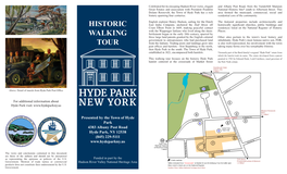 Historic Walking Tour Brochure