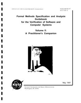Formal Methods Specification and Analysis Guidebook for the Verification of Software and Computer Systems