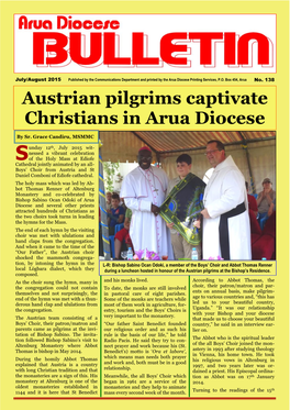 Austrian Pilgrims Captivate Christians in Arua Diocese