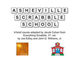 Asheville SCRABBLE School