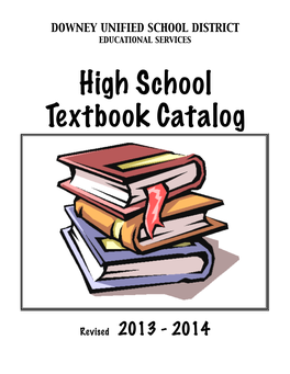 High School Textbook Catalog