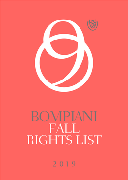 Bompiani Fall Rights List