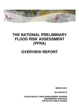 The National Preliminary Flood Risk Assessment (Pfra)