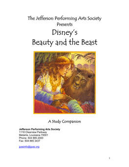 Disney's Beauty and the Beast