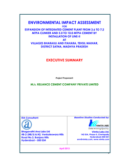 Environmental Impact Assessment