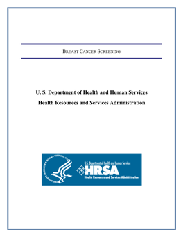 HRSA CCM: Breast Cancer Screening