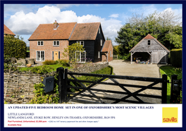 An Updated Five Bedroom Home Set in One of Oxfordshire’S Most Scenic Villages