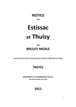 Estissac Et Thuisy