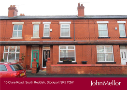 10 Clare Road, South Reddish, Stockport SK5 7QW Guide Price £165,000