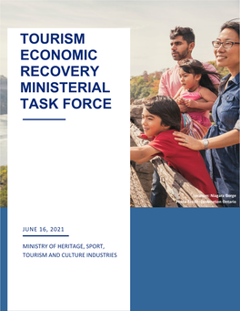 Tourism Economic Recovery Ministerial Task Force