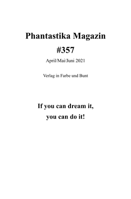 Phantastika Magazin #357 April/Mai/Juni 2021