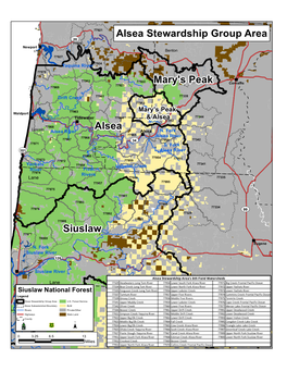 Alsea Stewardship Group Area UV20 77925 Newport 