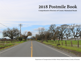 View/Download the Sonoma County Postmile Book