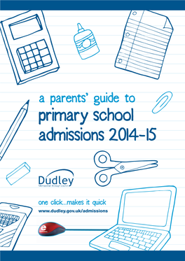 Primary School Admissions 2014