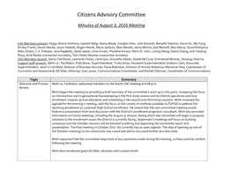 Citizens Advisory Committee