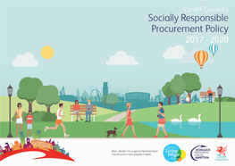 Socially Responsible Procurement Policy 2017 - 2020