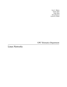 Linux Networks