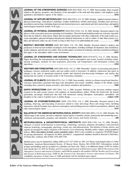 Ju JOURNAL of the ATMOSPHERIC SCIENCES