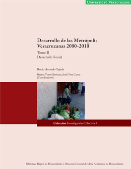 Desarrollo De Las Metrópolis Veracruzanas 2000-2010 Tomo II Desarrollo Social