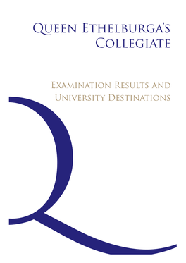 University Destinations Examination Results