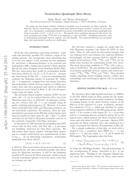 Neutrinoless Quadruple Beta Decay (0Ν4β) Is 2 2 2 and Zero, Respectively