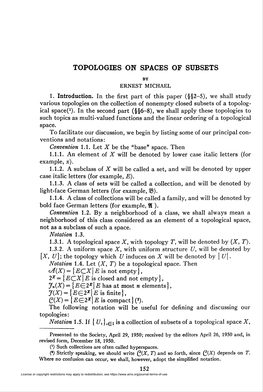 Topologies on Spaces of Subsets