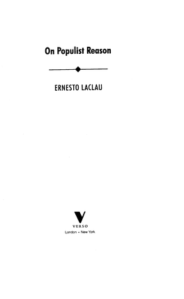 On-Populist-Reason-By-Ernesto-Laclau.Pdf