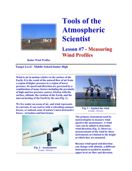 Measuring Wind Profiles Radar Wind Profiler