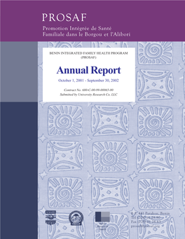 Annual Report October 1, 2001 - September 30, 2002