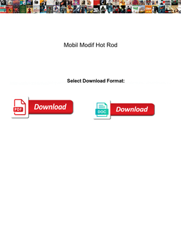 Mobil Modif Hot Rod