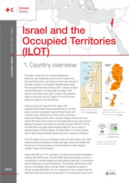 Israel and the Occupied Territories Climate Factclimate Sheet