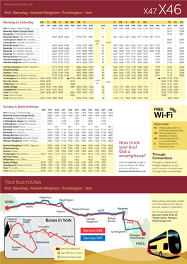 PDF Timetable X46