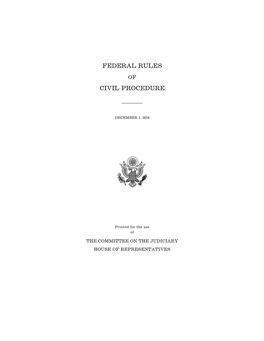 Federal Rules Civil Procedure