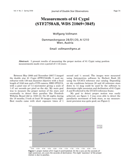 Measurements of 61 Cygni (STF2758AB, WDS 21069+3845)