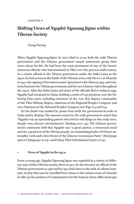 Shifting Views of Ngaphö Ngawang Jigme Within Tibetan Society