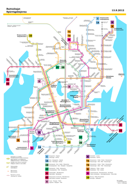 Linjat, Pysäkit Ja Pysäkkinumerot 13.8. 2012