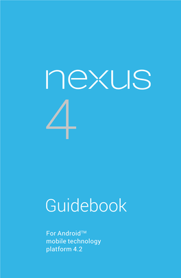 NEXUS 4 GUIDEBOOK Ii